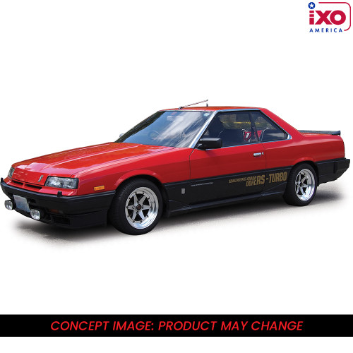 1:64 1983 Nissan Skyline 2000 Turbo RS (R30) "Iron Mask" - Red and Black Main Image