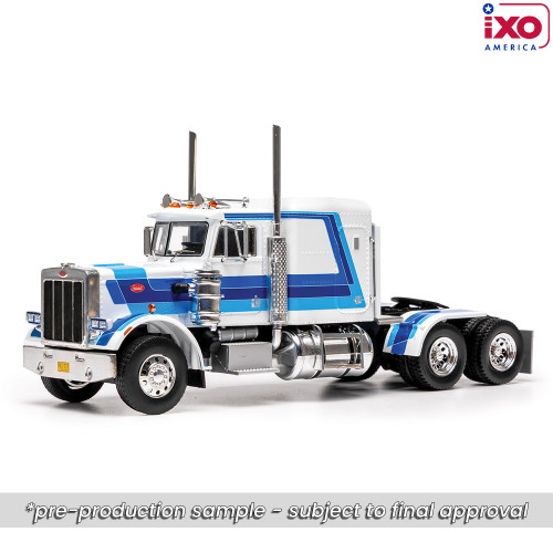 1:43 1980 Peterbilt 359 - Blue and White Main Image