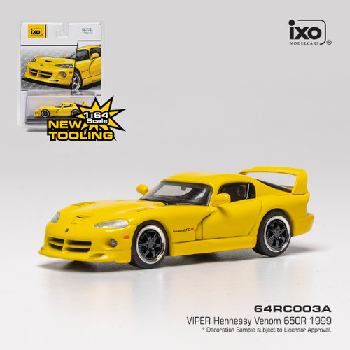 1:64 1999 Viper Hennessy Venom 650R - Yellow Main Image