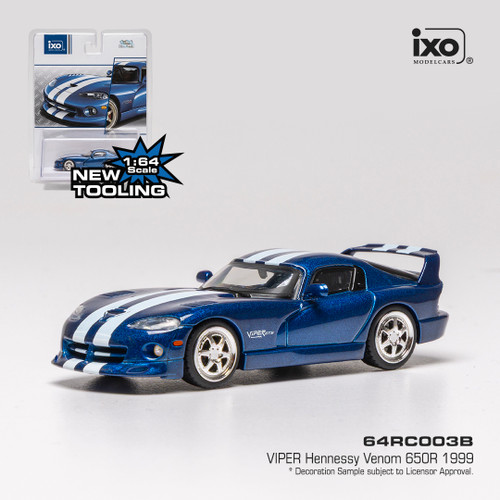 1:64 1999 Viper Hennessy Venom 650R - Blue Main Image