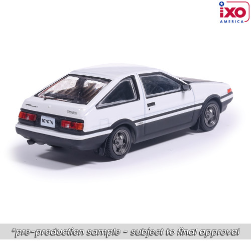 1:64 1983 Toyota Sprinter Trueno (AE86) - Black and White