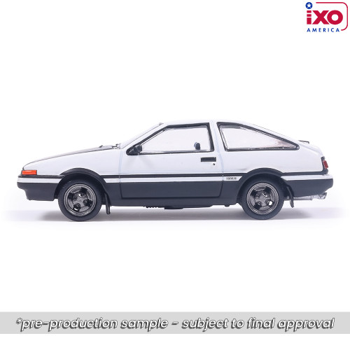 1:64 1983 Toyota Sprinter Trueno (AE86) - Black and White