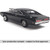 1:43 Scale - 1970 Dodge Charger w/ Blown Engine - Black Alt Image 4