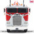 1:43 Scale 1987 Freightliner FLA Tow Truck - Red & White Alt Image 3