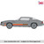 1:64 1979 Chevrolet Camaro Z28 - Silver with Orange Stripes Alt Image 1