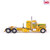 1:64 1962 Peterbilt 350 - Yellow with Green Flames Alt Image 7