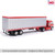 1:64 1950 Kenworth Bullnose - Red and White with vintage chrome trailer Alt Image 1
