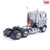 1:64 Ford COE 9000 - Blue and Silver Alt Image 1