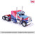 1:64 1973 Peterbilt 359 - Blue and Pink Alt Image 2
