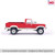 1:64 1984 Ford F-250 XLT Lariat Long Bed Styleside 4x4 - Victoria Tu-Tone Bright Canyon Red with Wimbledon White Alt Image 7
