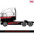 1:64 2002 Freightliner Argosy - Red and Black Alt Image 1