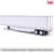 1:64 Modern Trailer - White with 2-axles and side skirts Alt Image 2