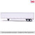 1:64 Modern Trailer - White with 2-axles and side skirts Alt Image 4