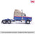 1:43 2014 Peterbilt 377 - Blue and Champagne Alt Image 6