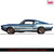 1:43 1967 Shelby GT500 - Brittany Blue Alt Image 3