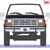 1:64 1982 F-350 XL Short Bed - Raven Black & Candyapple Red Deluxe Tu-Tone Alt Image 2