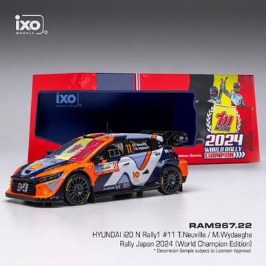 1:43 Scale - HYUNDAI i20 N Rally1 #11 T.Neuville - M