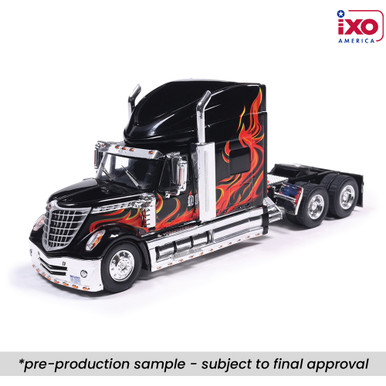 Lone Star Flyers オレンジ ミニカー 1:64 Scale 2010 International Lonestar - Black with flames