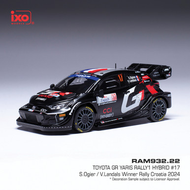 1:43 scale - TOYOTA GR YARIS Rally1 Hybrid #17 S.Ogier - V.Landals
