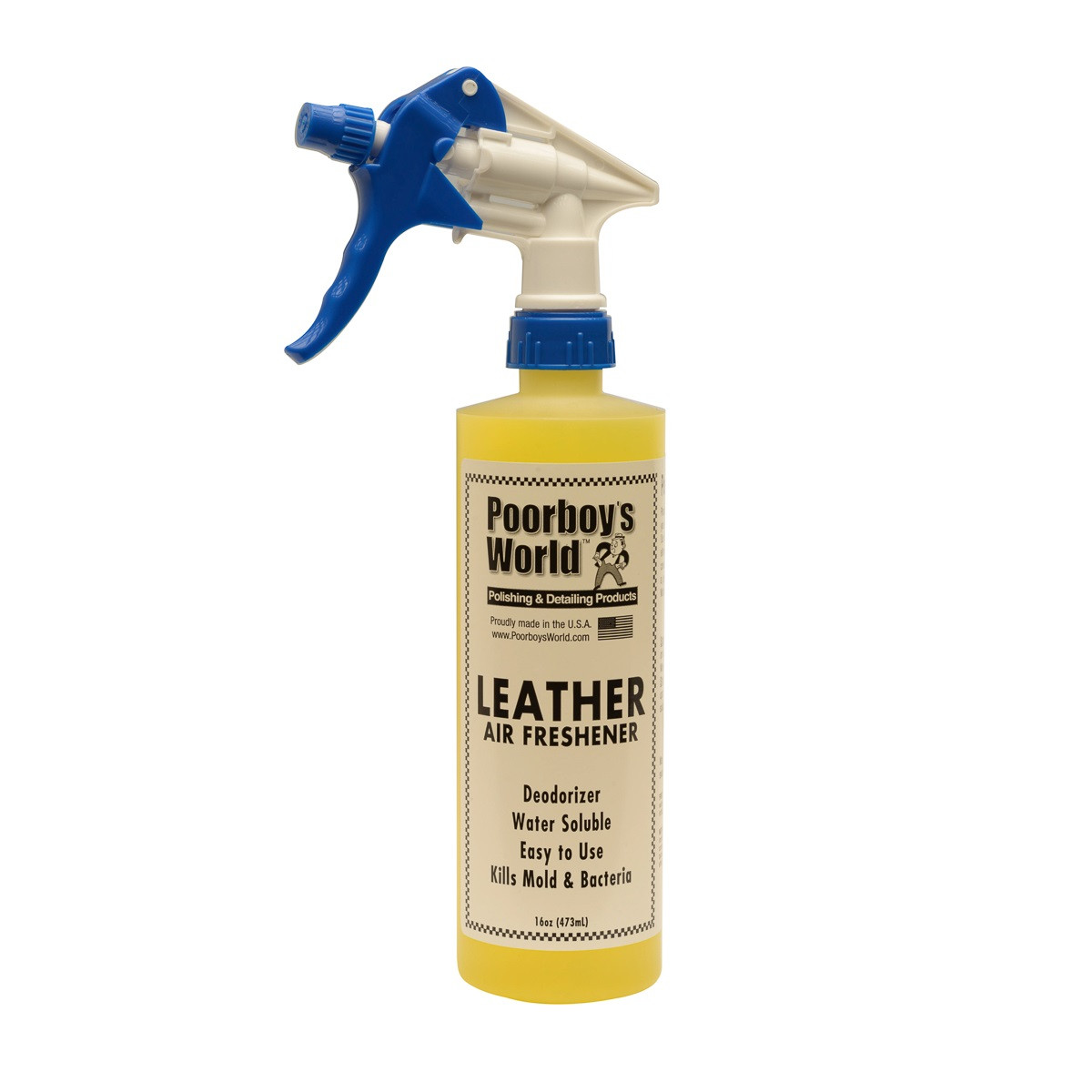 Poorboy's World Leather Air Freshener 16oz w/Sprayer