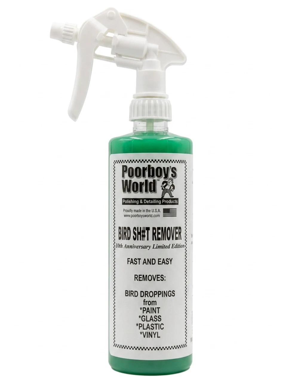 Poorboy's World Bird Sh#t Remover 16oz. w/Sprayer