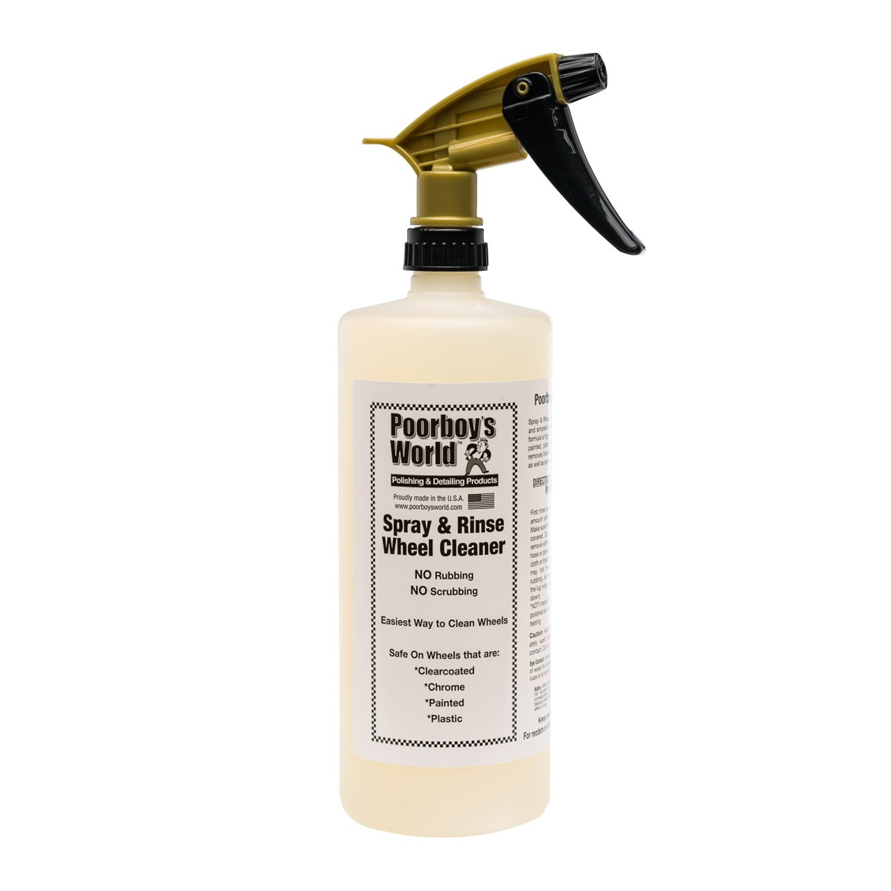 Poorboys World Spray and Rinse Wheel Cleaner 32 oz