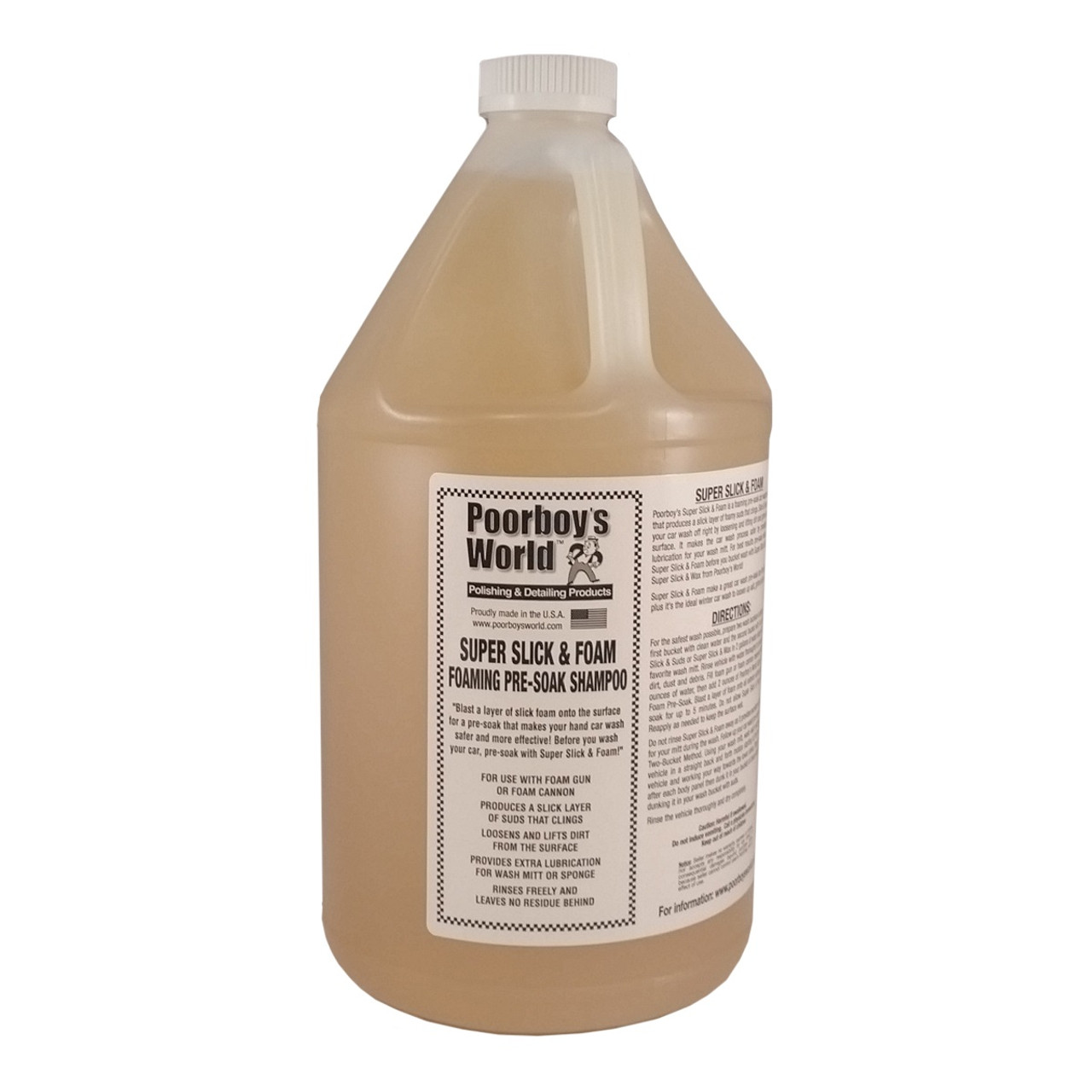 Poorboy's World Super Slick & Foam Gallon