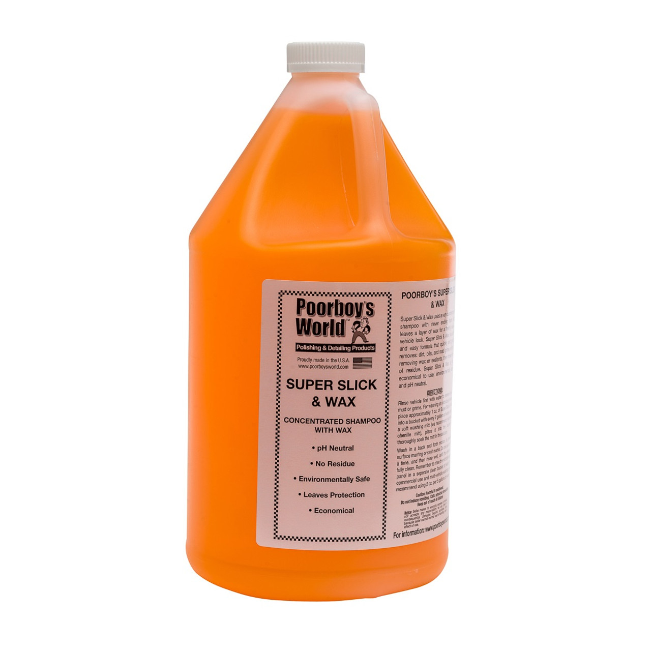 Poorboy's World Super Slick & Wax Gallon