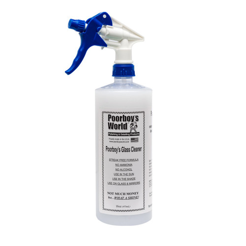 Poorboy's World Glass Cleaner 32oz w/Sprayer Poorboy's World Glass Cleaner 32oz w/Sprayer