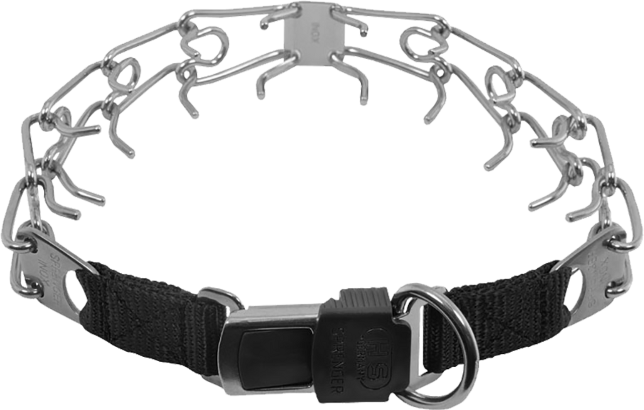 Herm Sprenger Stainless Steel Prong Collars with ClicLock Buckle [closeout]