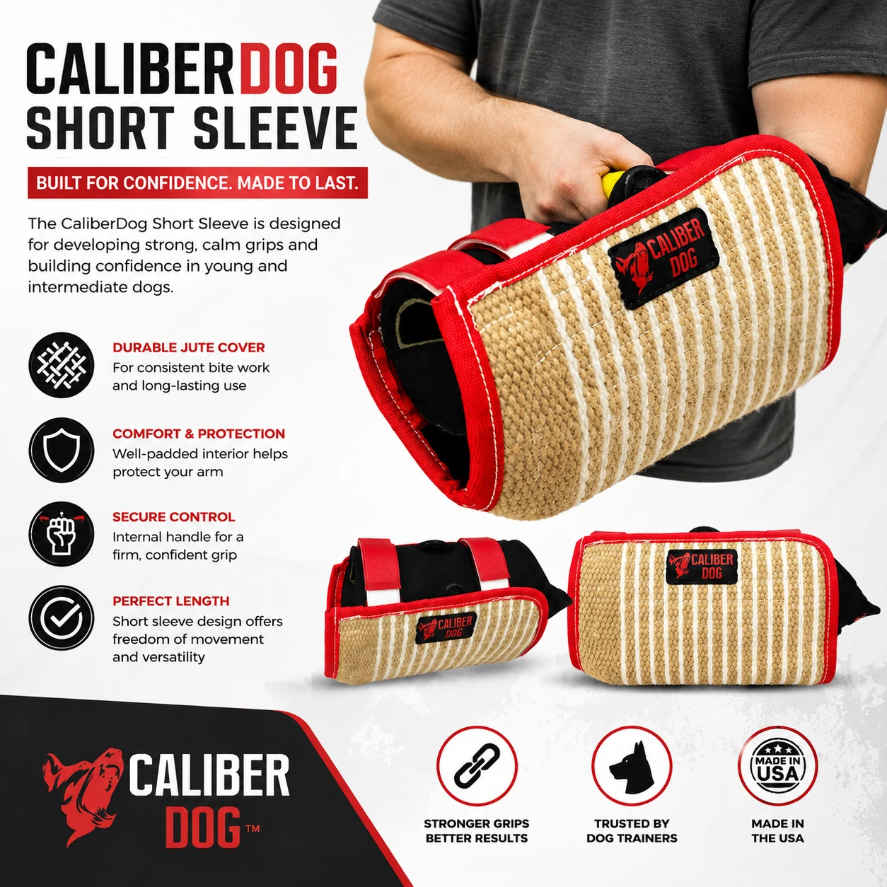 CaliberDog Short Bite Sleeve