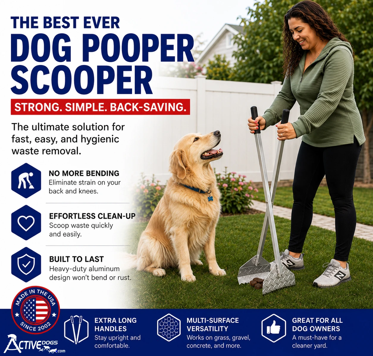 ActiveDogs Best Ever Dog Pooper Scooper