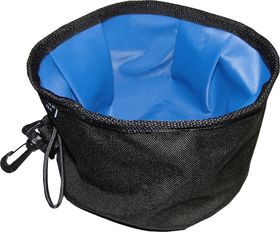 Large collapsible travel dog bowl