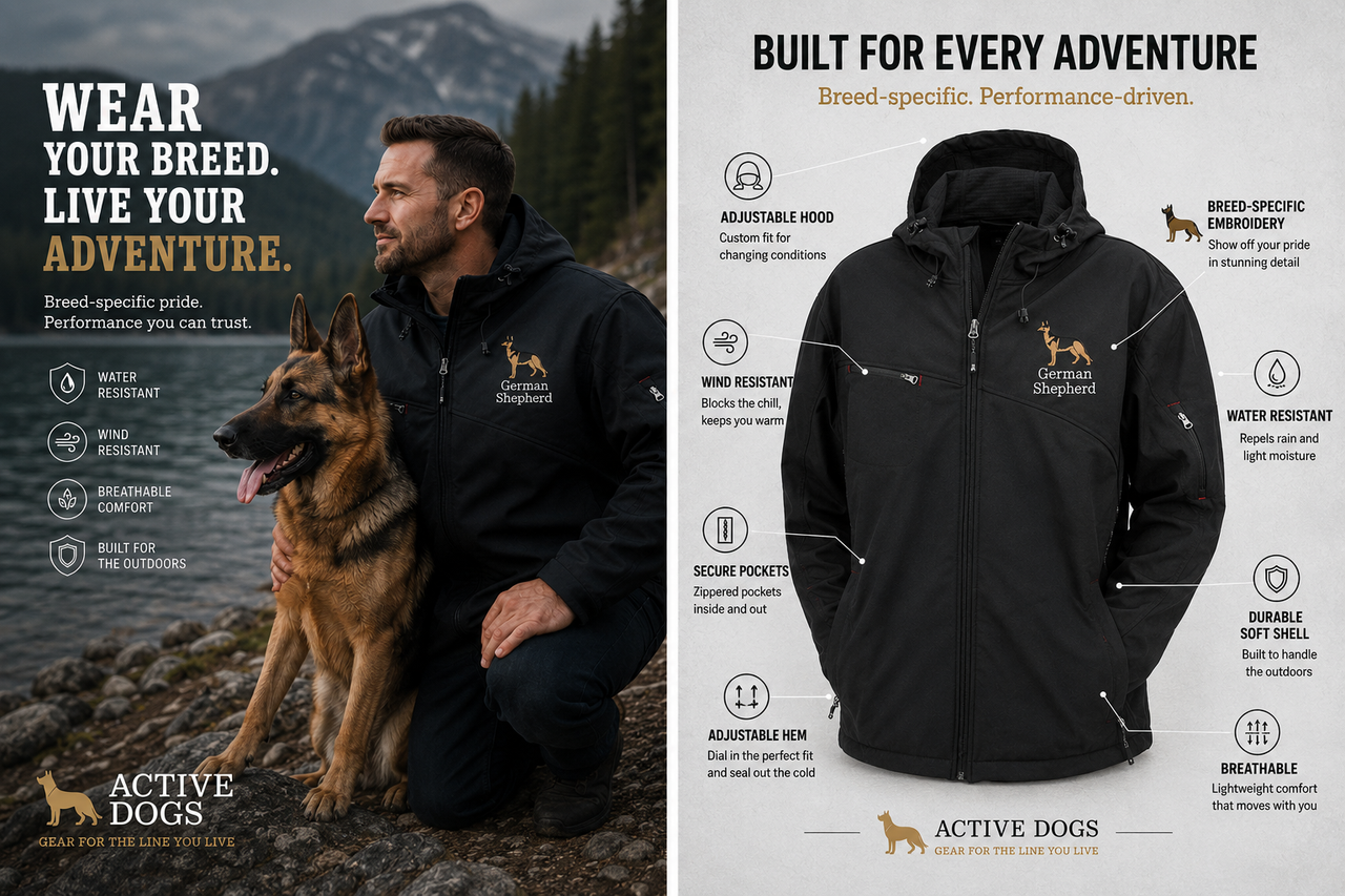 Hooded Soft Shell Jacket - Breed Specific