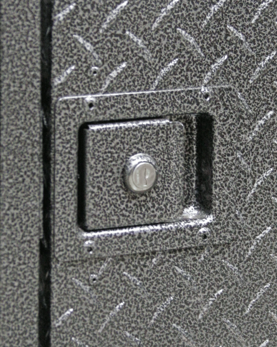 Powder coated aluminum dog crate