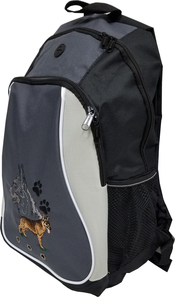 Personalized Backpack with Dog Breed Embroidery and Name