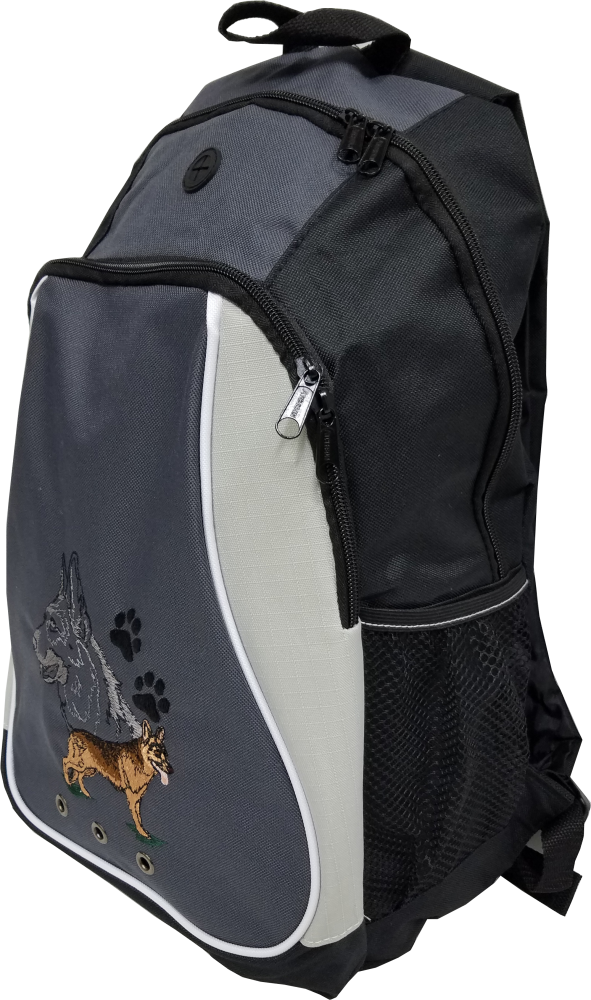 Personalized Backpack with Dog Breed Embroidery and Name