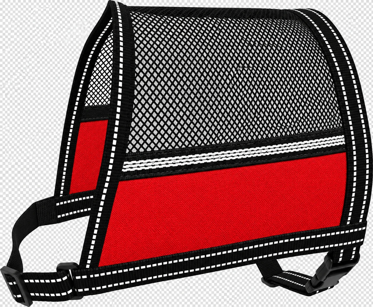 Lightweight mesh working dog vest with storage