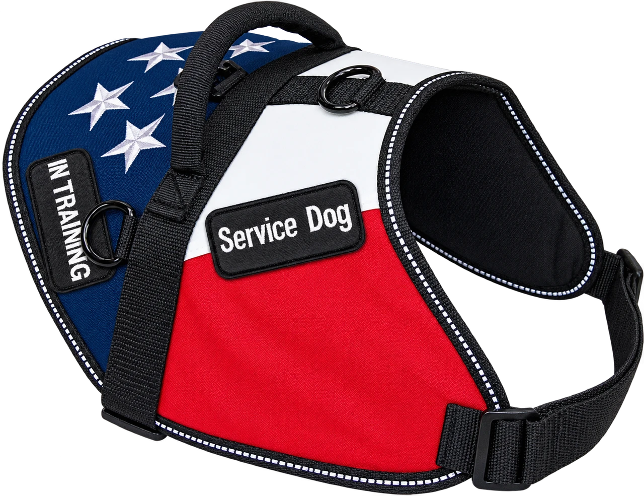 American Flag Service Dog Vest