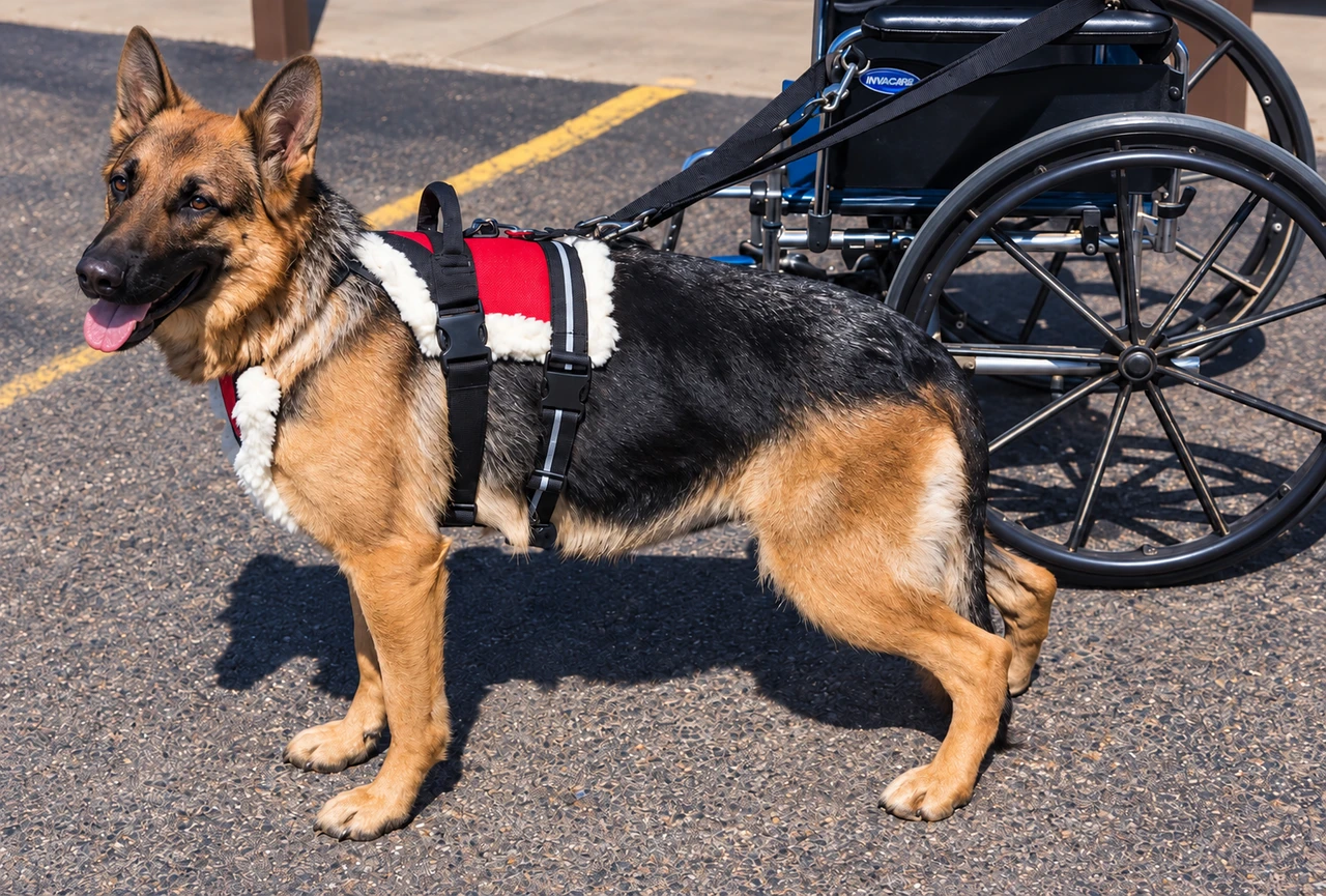 Mobility Service Dog wheelchair harness