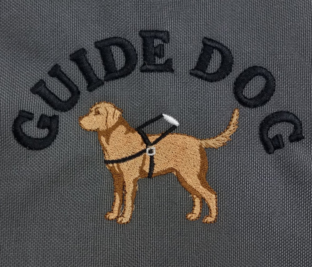 Embroidered Dog Portrait BackPack