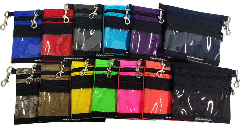Service Dog Harness Pouch with Clear Vinyl ID Window