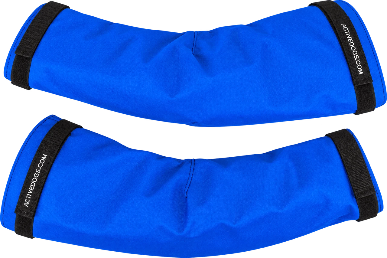 Dog grooming and bath sleeves pair
