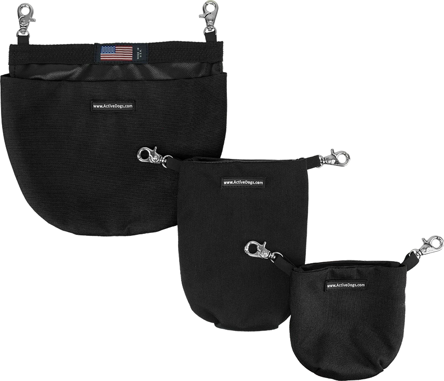 Dog Trainer Treat Pouch Available in Three Sizes