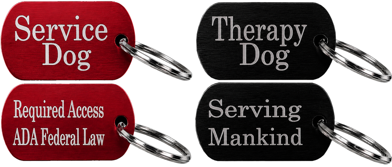 Small dog identification tag