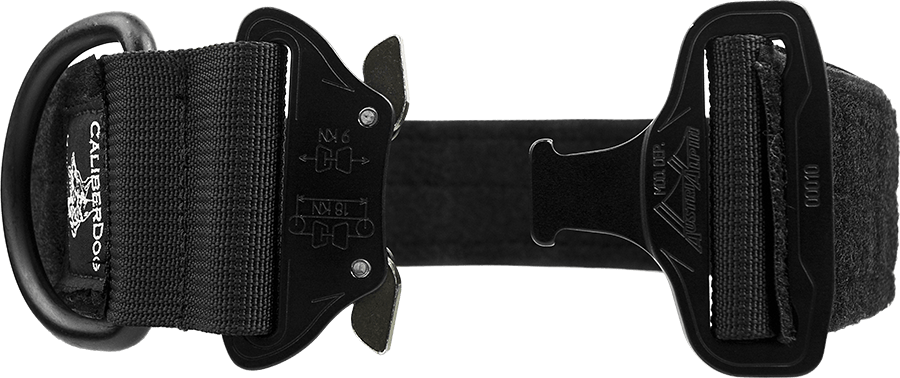 Working dog ID collar with hook and loop panel