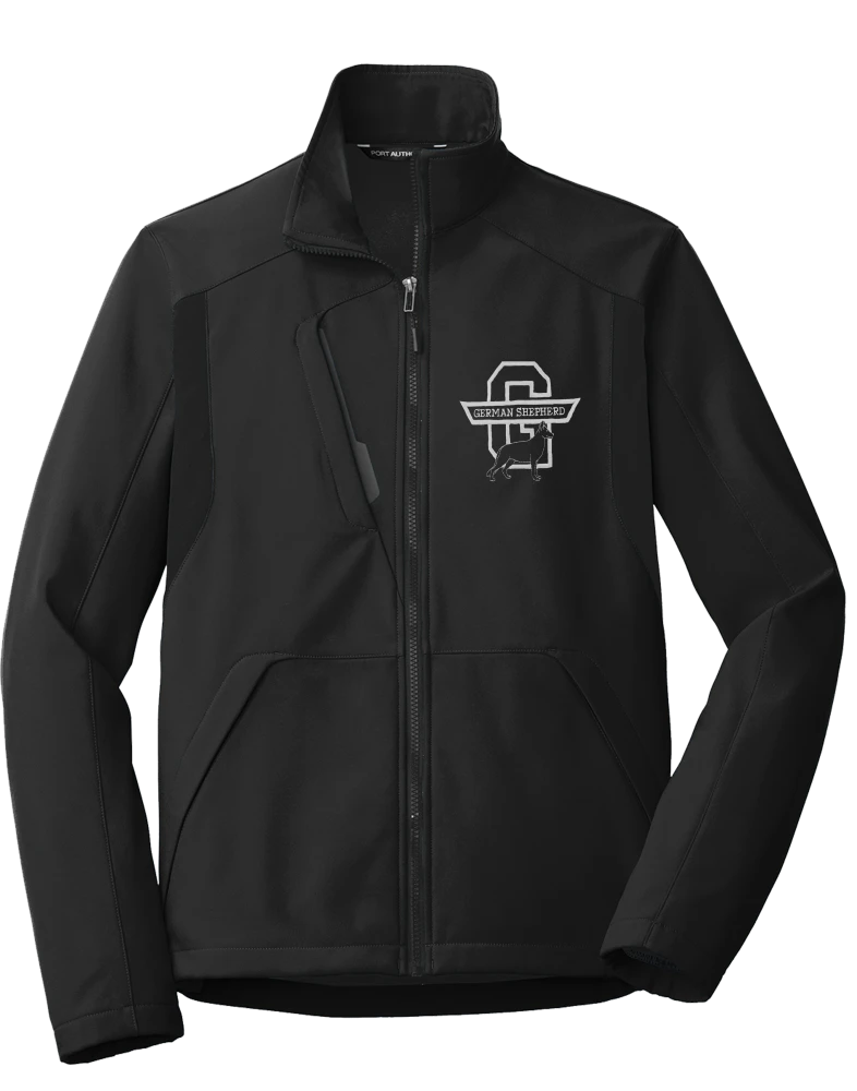 Polar fleece lined dog breed jacket