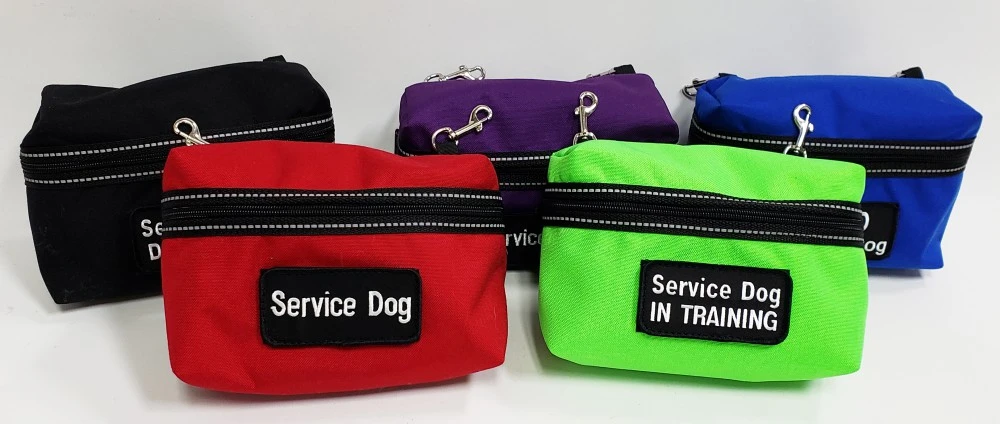 Service Dog vest with storage for medical supplies