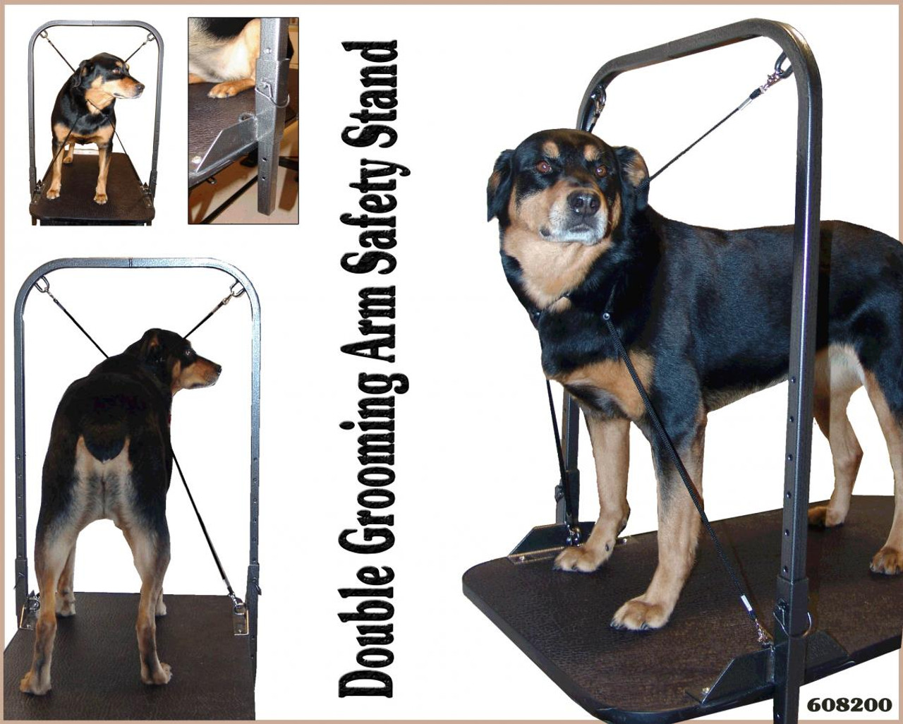 Double Grooming Arm Safety Stand
