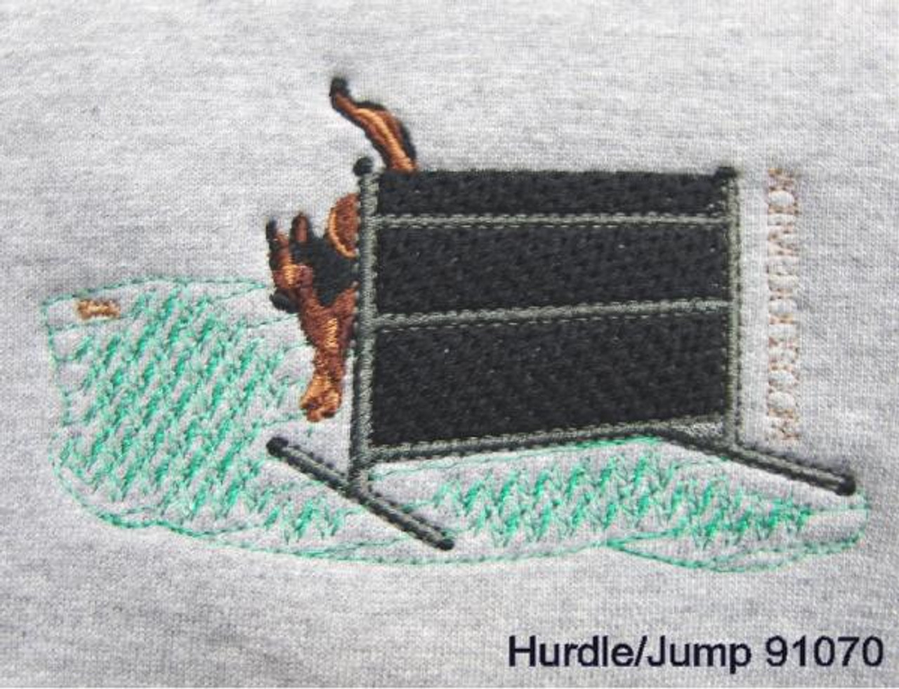 Embroidered Hurdle/Jump Hoodie